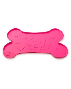 Freezack Napfunterlage Dog & Heart pink 53 x 34 cm
