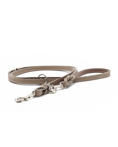 Maul Lederleine Klassik Premium taupe / silber