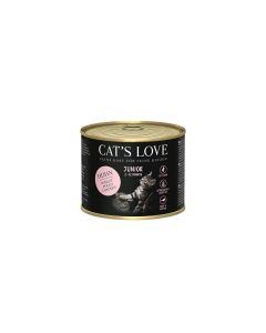 Cats Love Junior poulet 200 g avec calcaire d'algues & huil de chardon