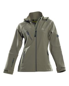 Owney Matu Hood Softshell Jacke khaki