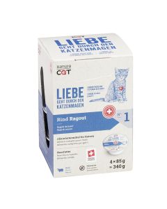 naturaCAT Rind Ragout Multipack 4x 85 g