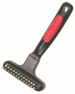 FWF Pflege-Striegel "Magic" doppelt, 25 Metall-pins