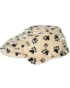 Kissen 'Joey' beige mit Pfoten