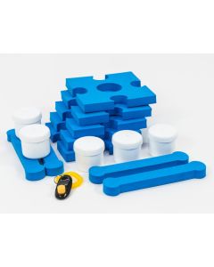 Procyon set plaisir de renifler bleu 1x clicker, 5x conteneur, 9x pièces
