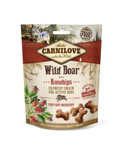 Carnilove Dog Adult Crunchy Snack Wildschwein mit Hagebutten 200g
