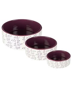 Trixie écuelle céramique blanc/baie