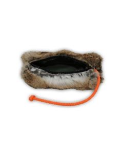 Futterdummy mit Kaninchenfell gross     24 cm                                                                           