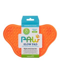 Pet Dream House PAW Lick Pad orange 23 x 14 x 1.6 cm