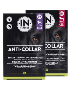 In-Fluence collier antiparasite chien