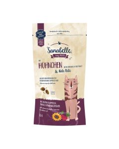 Sanabelle Knusperkissen 55 g Hühnchen & Rote Beete