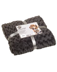 Fleecedecke "Super Soft" grau