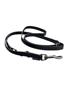 Treusinn laisse STAY noir 16mm, 2 m, 3-fach réglable