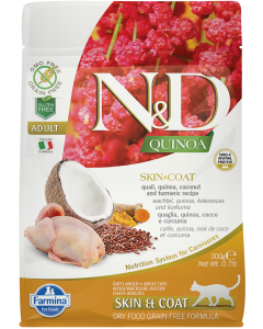 Farmina N&D Quinoa Cat caille Skin & Coat