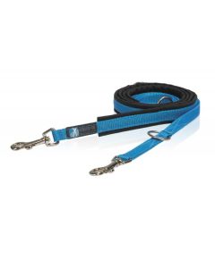 Anny-X laisse de plomb noir/bleu