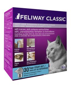 Feliway Starter-Set                     Steckdosen-Verdampfer + 30-Tage-Flasche                                         