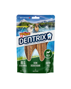 DeliBest Dentrix Hirschfleisch 70 g Hundesnack zur Zahnreinigung 