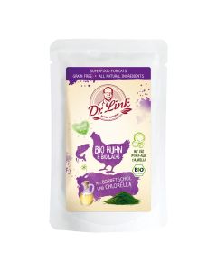 Dr. Link SUPER NATURAL BIO 150g Huhn + Lachs mit Borretschöl + Chlorella