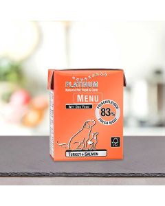 Platinum Menu Turkey & Salmon 375 g  