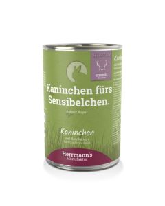 Herrmann's Hund Kaninchen Sensible Nassfutter für Hunde