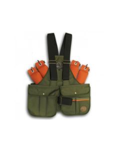 Dummyweste L khaki/orange                                                                                               