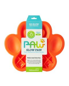Pet Dream House PAW Slow Feeder orange 36 x 30 x 3 cm