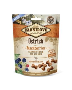 Carnilove Dog Adult Crunchy Snack Strauss mit Brombeeren 200g