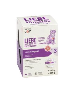 naturaCAT saumon ragoût Multipack 4x 85 g