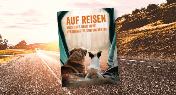 Broschüre: Auf Reisen – Wichtiges über Tiere